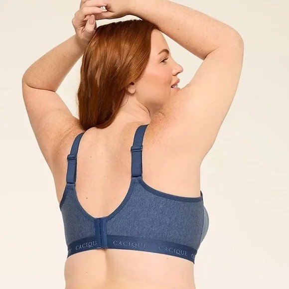 Cacique Cotton Collection Full coverage Unlined No-Wire 46H (5D) - Picture 3 of 12